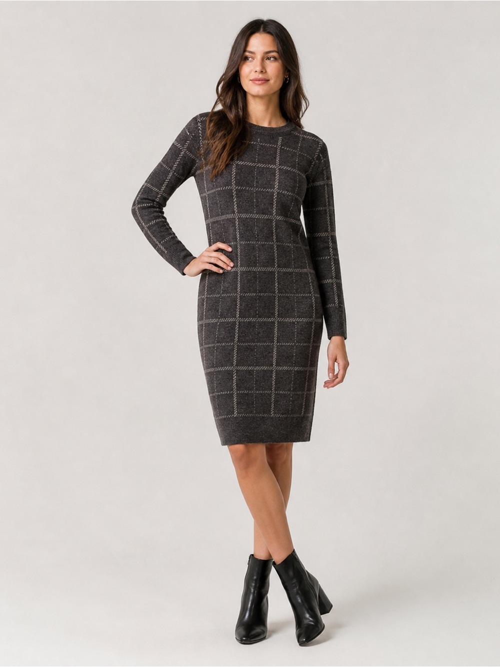Long sleeve sweater dress , excellent condition